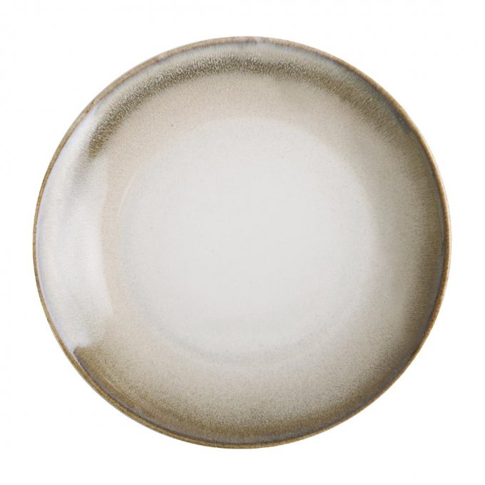 Assiettes plates Olympia Birch en porcelaine - Lot de 6
