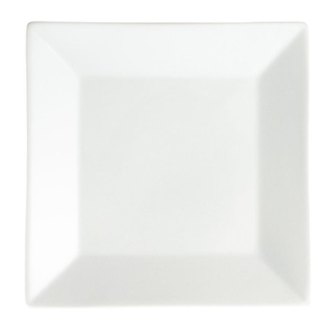 Assiette carree Olympia 25cm (Box 6)