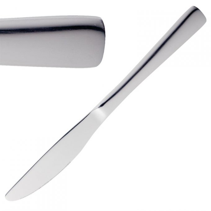 Couteau à dessert Clifton 18/0 - Epaisseur 2,5 mm - Lot de 12