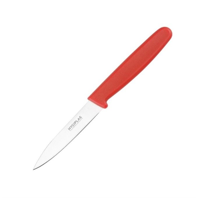 Couteau d office Hygiplas rouge 7,5 cm