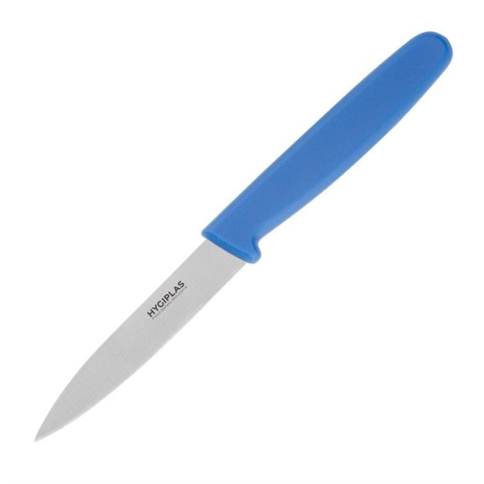 Couteau d'office Hygiplas bleu 7,5 cm