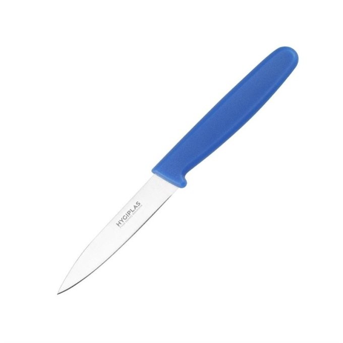 Couteau d'office Hygiplas bleu 7,5 cm