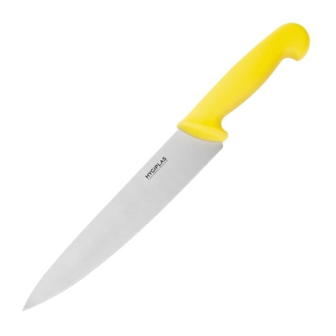 Couteau de cuisinier Hygiplas jaune 215mm