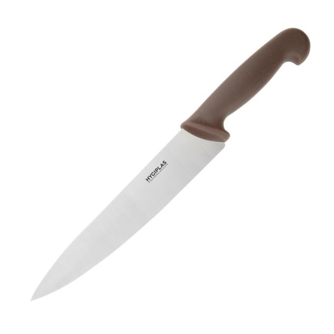 Couteau de cuisinier Hygiplas marron 215mm