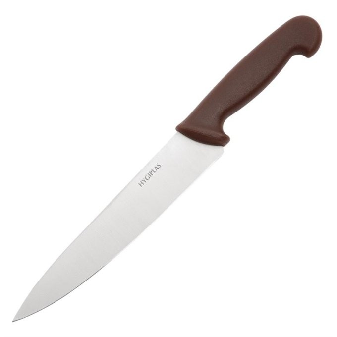 Couteau de cuisinier Hygiplas marron 215mm