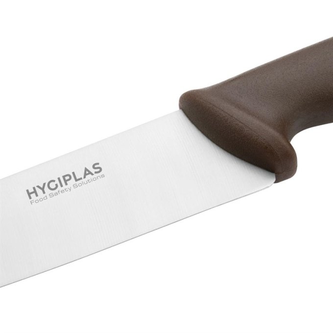 Couteau de cuisinier Hygiplas marron 215mm