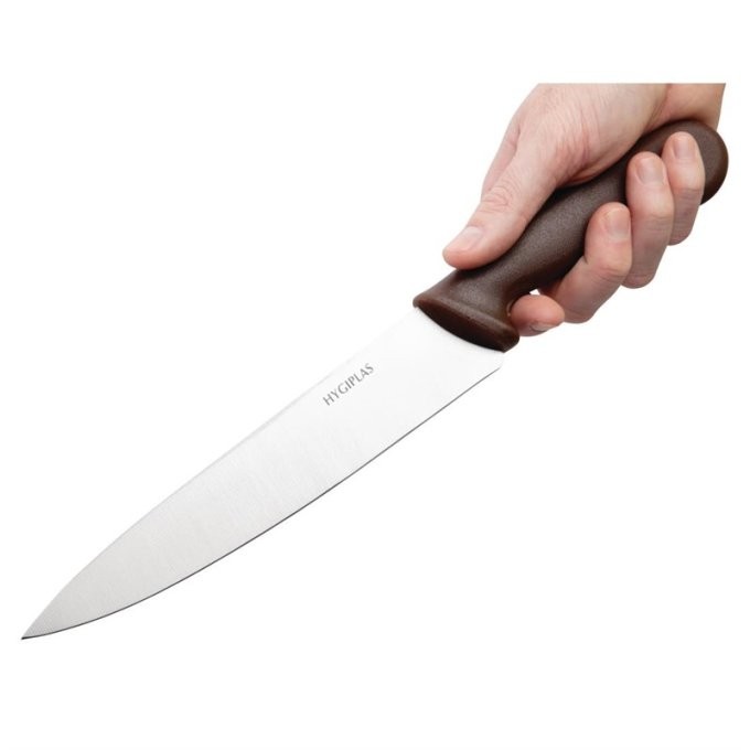 Couteau de cuisinier Hygiplas marron 215mm