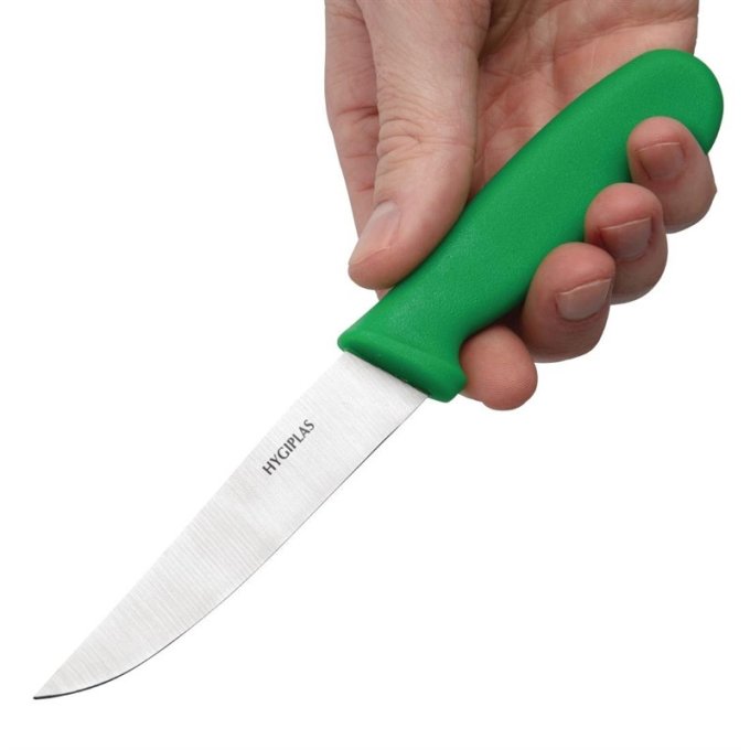 Couteau à légumes Hygiplas vert 100mm