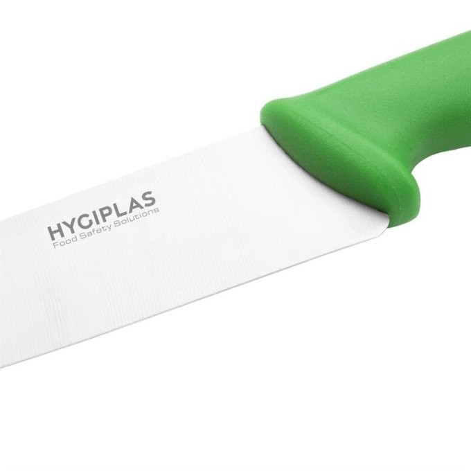 Couteau de cuisinier Hygiplas vert 215mm