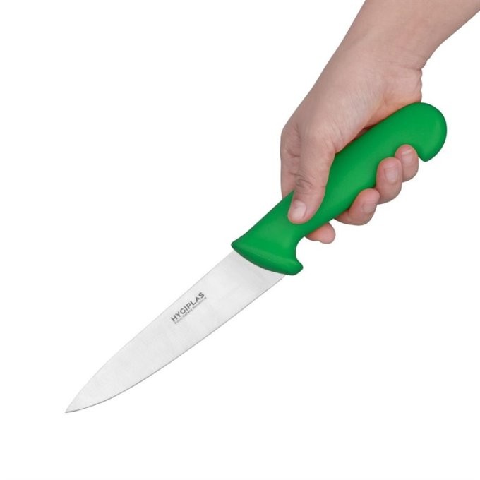 Couteau de cuisinier Hygiplas vert 160mm