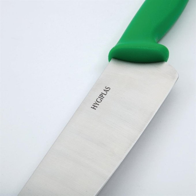 Couteau de cuisinier Hygiplas vert 255mm