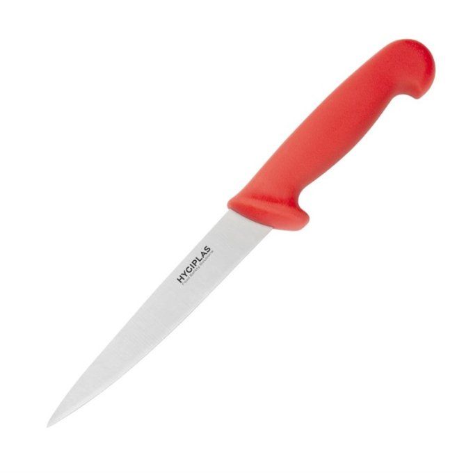 Couteau à filet Hygiplas rouge 150mm