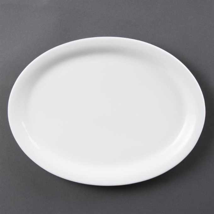 Plat ou assiette ovale Olympia 29,5 cm (Box 6)