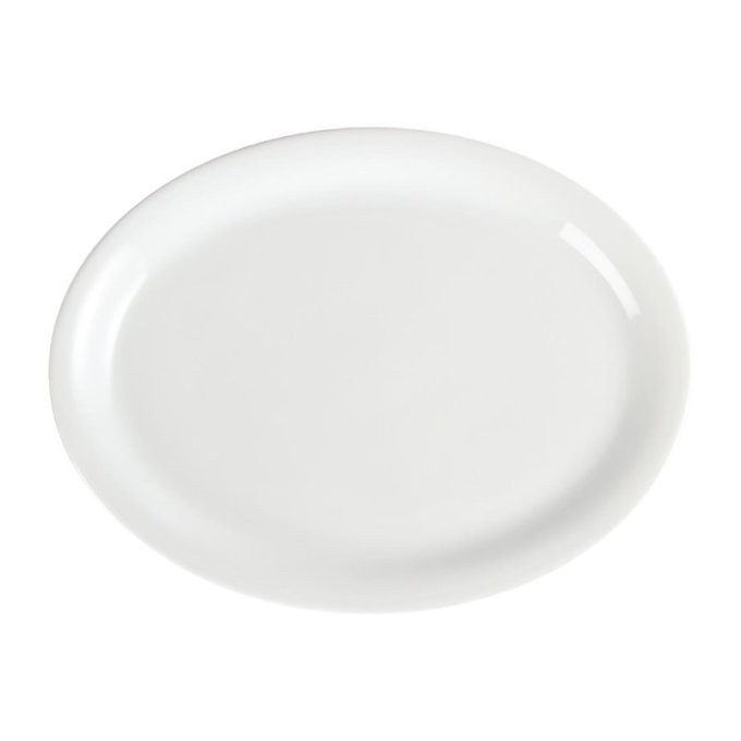 Plat ou assiette ovale Olympia 29,5 cm (Box 6)