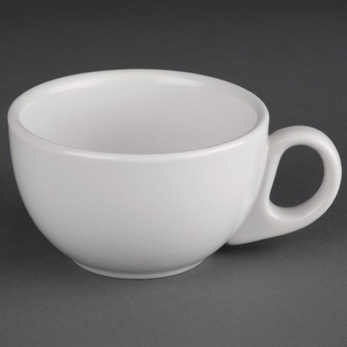 Tasse à cappuccino en porcelaine Athena - Lot de 24