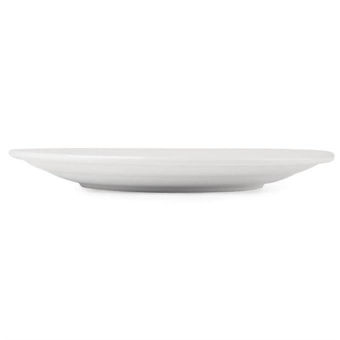 Assiette plate à bord large en porcelaine ATHENA - Lot de 6