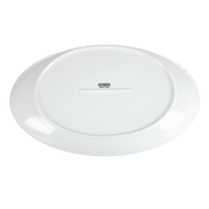 Assiette ou ravier ovale Olympia 36,5 cm (Box 2)