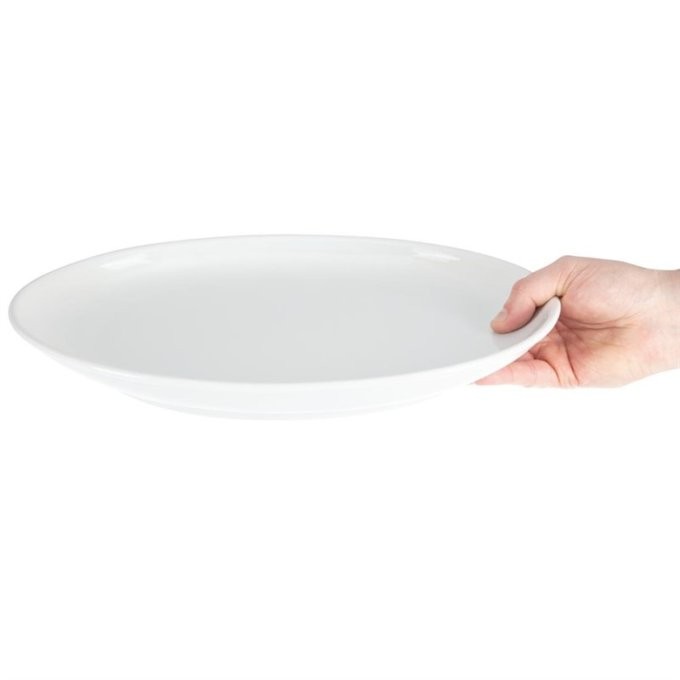 Assiette ou ravier ovale Olympia 36,5 cm (Box 2)