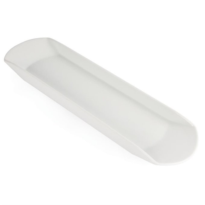 Plat Gondola blanc Olympia 56x15 cm