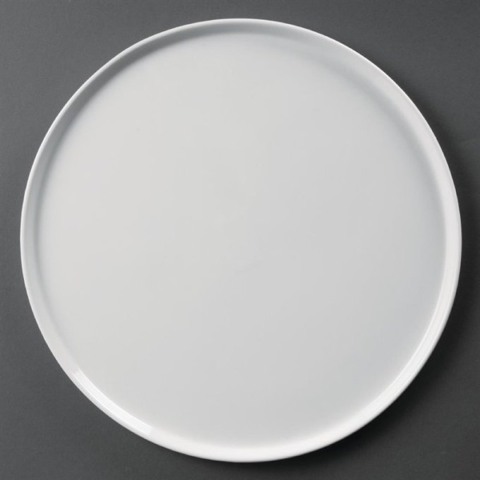 Assiette a pizza Olympia blanche (Box 4)