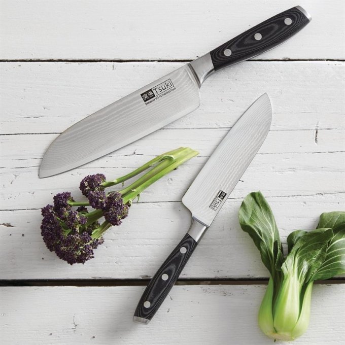 Couteau santoku Série 7 Vogue Tsuki 180mm