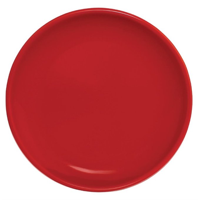 Assiette plate rouge Olympia Cafe  - 205mm (Box 12)