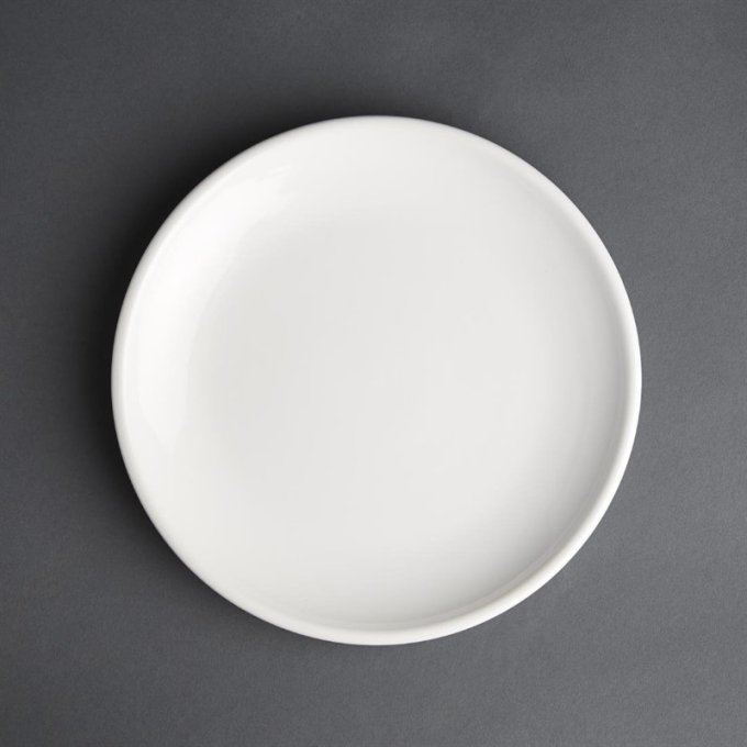 Assiette plate blanche Olympia Cafe  - 205mm (Box 12)