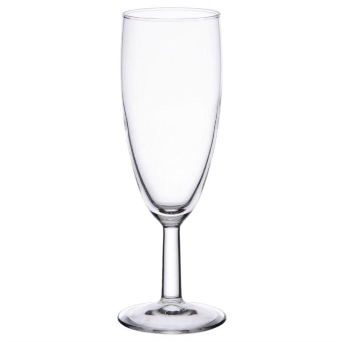 Flûtes à champagne arcoroc en verre trempé - Lot de 48