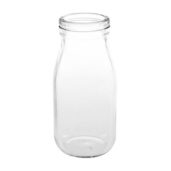 Mini bouteille de lait en verre Olympia - 200ml (Box 12)