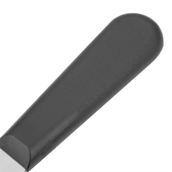 Couteau spatule à lame droite Hygiplas noir 150mm