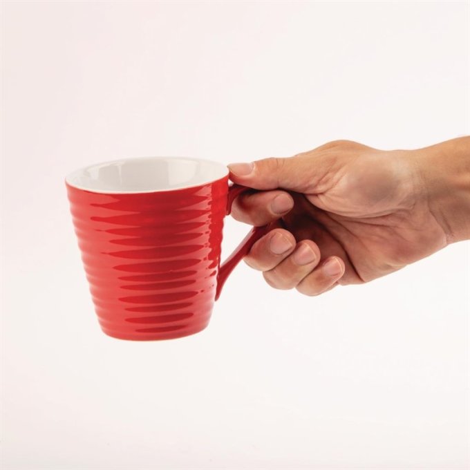 Mug Cafe Aroma Olympia rouge - 340ml (Box 6)