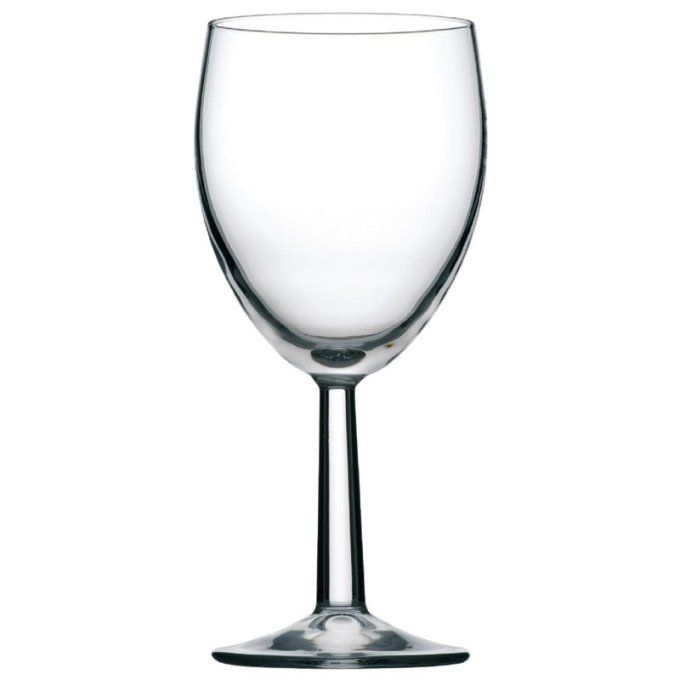 Verres à pied Utopia Saxon 340 ml marqués à 125 ml 175 ml et 250 ml (lot de 48)