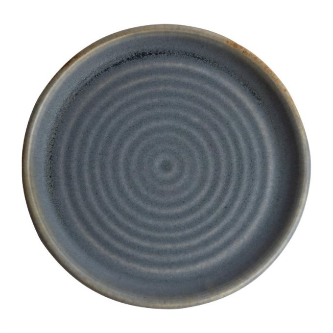 Assiettes plates granit bleu Olympia Canvas 18 cm (Box 6)