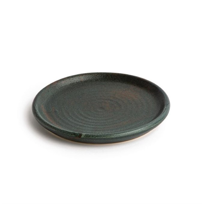 Assiettes plates vert bronze Olympia Canvas 18 cm (Box 6)