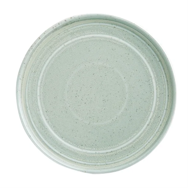 Assiette plate vert printanier Olympia Cavolo 220mm - Lot de 6