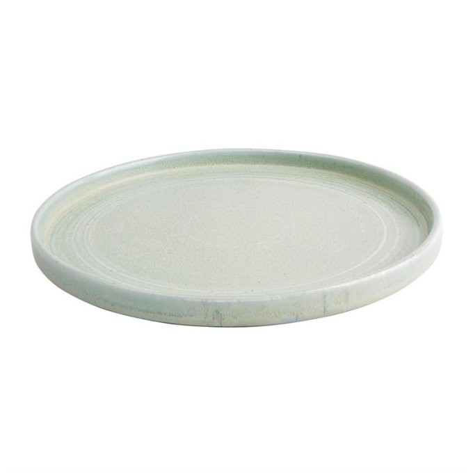 Assiette plate vert printanier Olympia Cavolo 270mm - Lot de 4