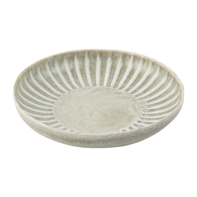Assiettes calottes Olympia Corallite 22 cm - Lot de 6