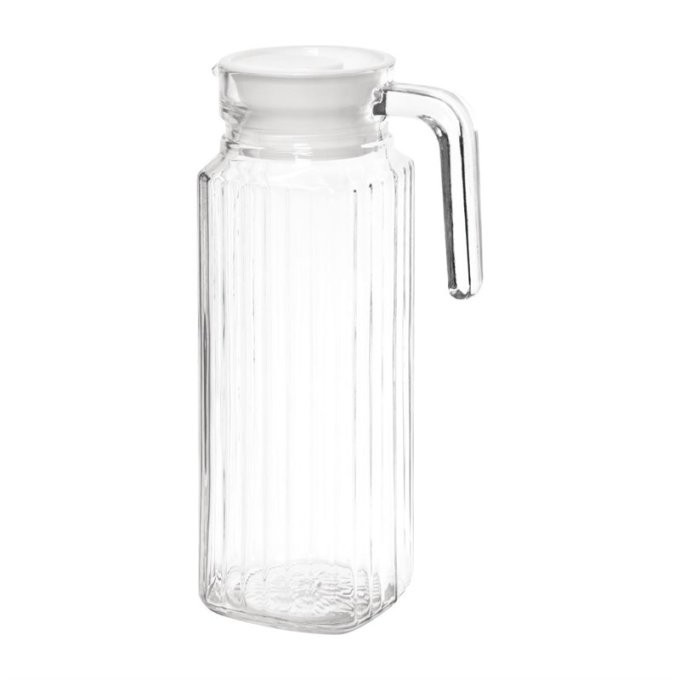 Pichet Olympia rainure avec couvercle 1 L (Box 6)