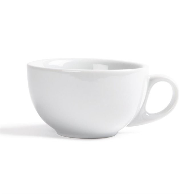 Tasse à cappuccino en porcelaine Athena (Lot de 12)