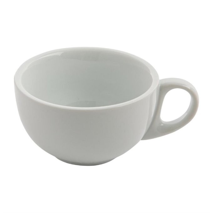 Tasse à cappuccino en porcelaine Athena (Lot de 12)