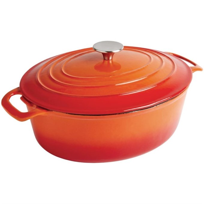 Cocotte ovale Vogue orange 5L