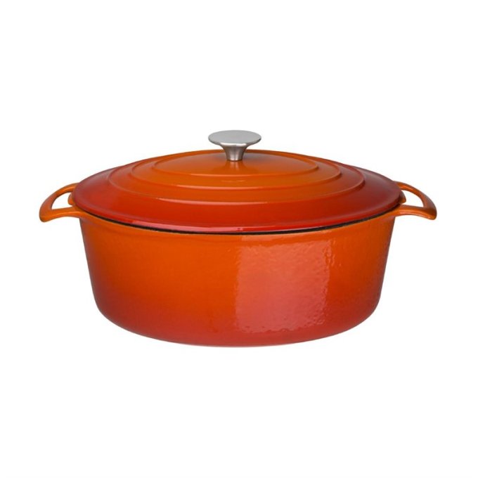 Grande cocotte ovale orange Vogue 6L