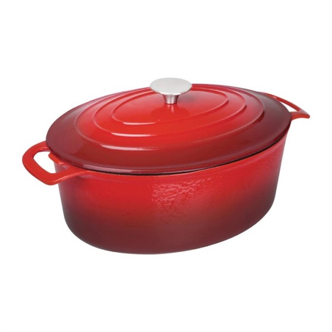 Grande cocotte ovale rouge Vogue 6L