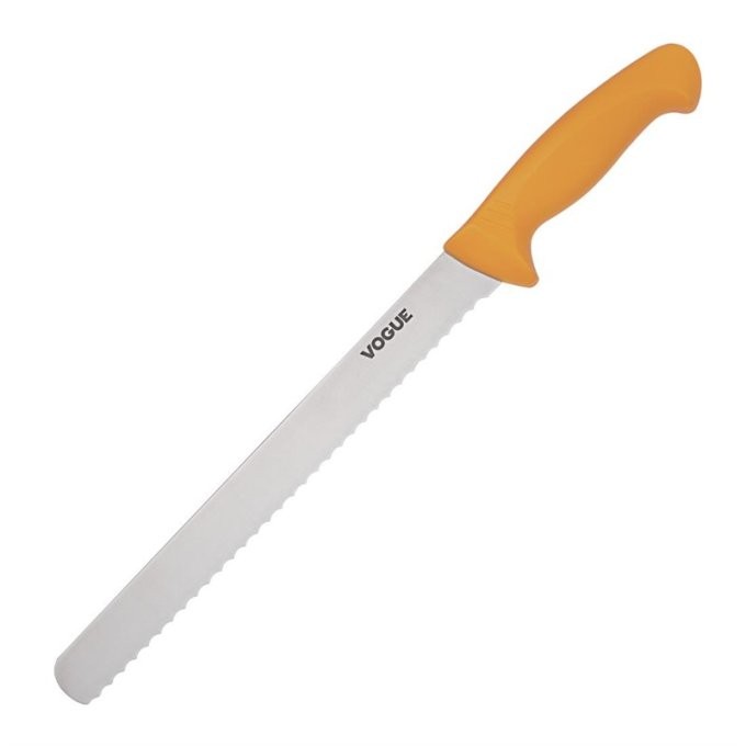 Couteau à découper denté Soft Grip Pro Vogue 28cm