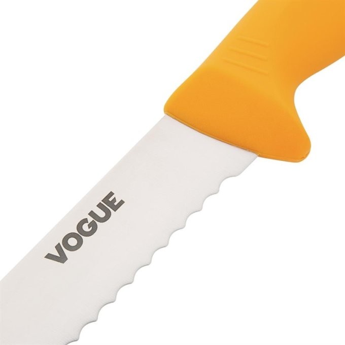 Couteau à découper denté Soft Grip Pro Vogue 28cm