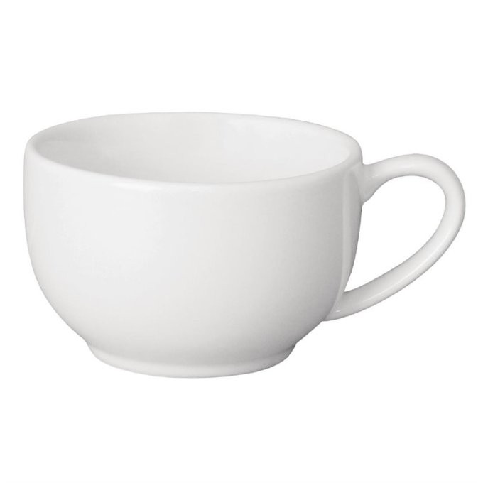Tasse a cafe Olympia blanche - 228ml (Box 12)