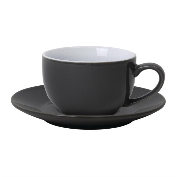 Tasse a cafe Olympia grise - 228ml (Box 12)