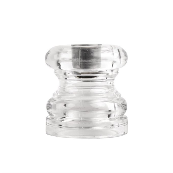 Ensemble sel et poivre miniature transparent Olympia - 65(h)x50(dia)mm