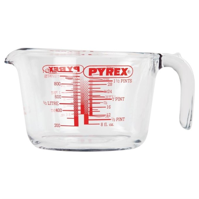 Mesure en verre graduée pyrex 1 L