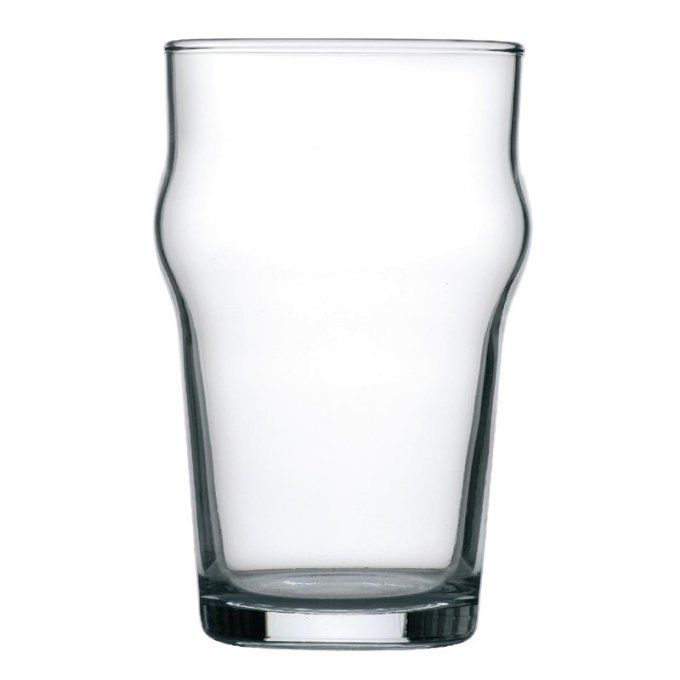 Verres à bière Arcoroc Nonic 285ml estampillés CE (lot de 48)